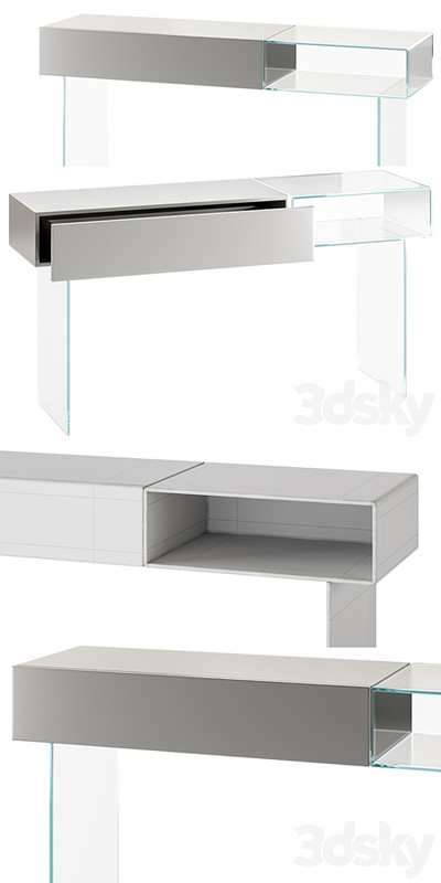 36e8 Glass Console - 1365 - Lago